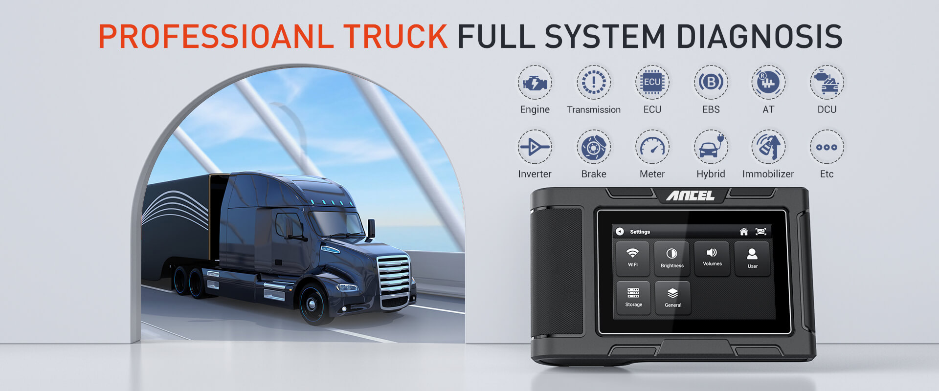 Professional Truck Full System Diagnosis