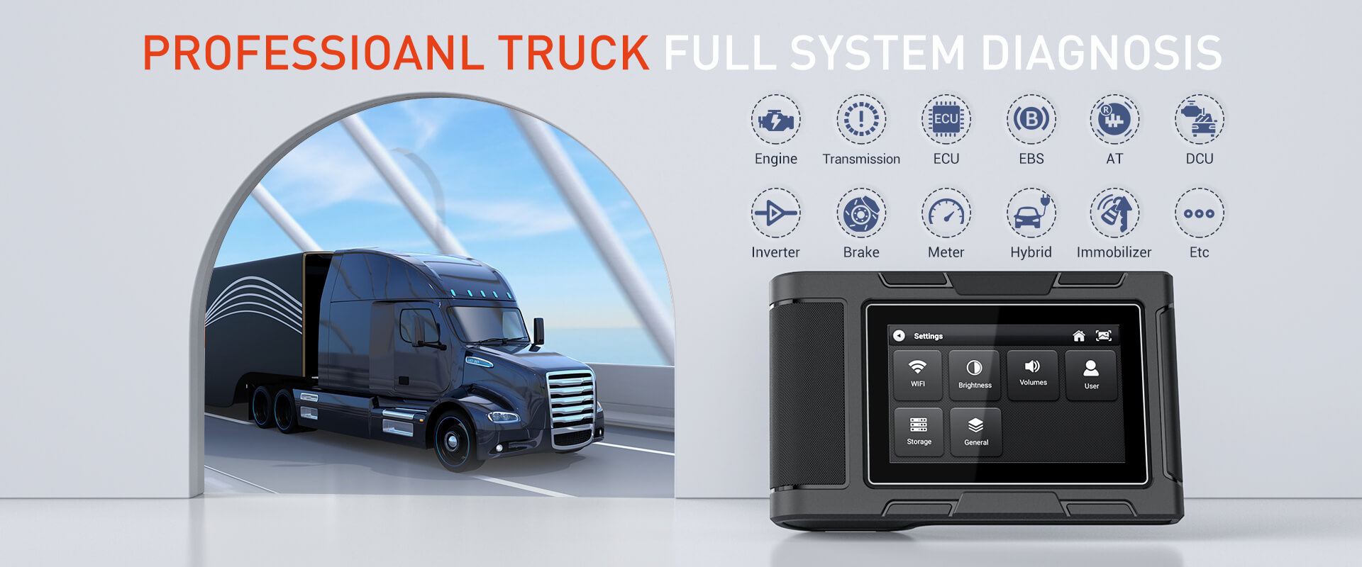 Professional Truck Full System Diagnosis