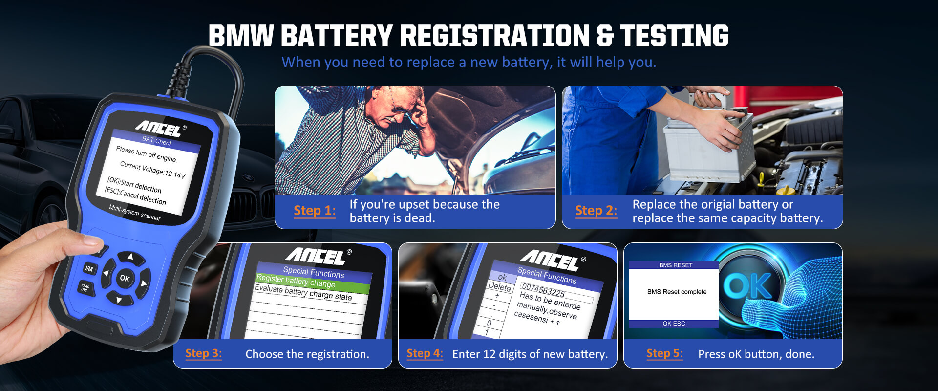 Support Battery Registration